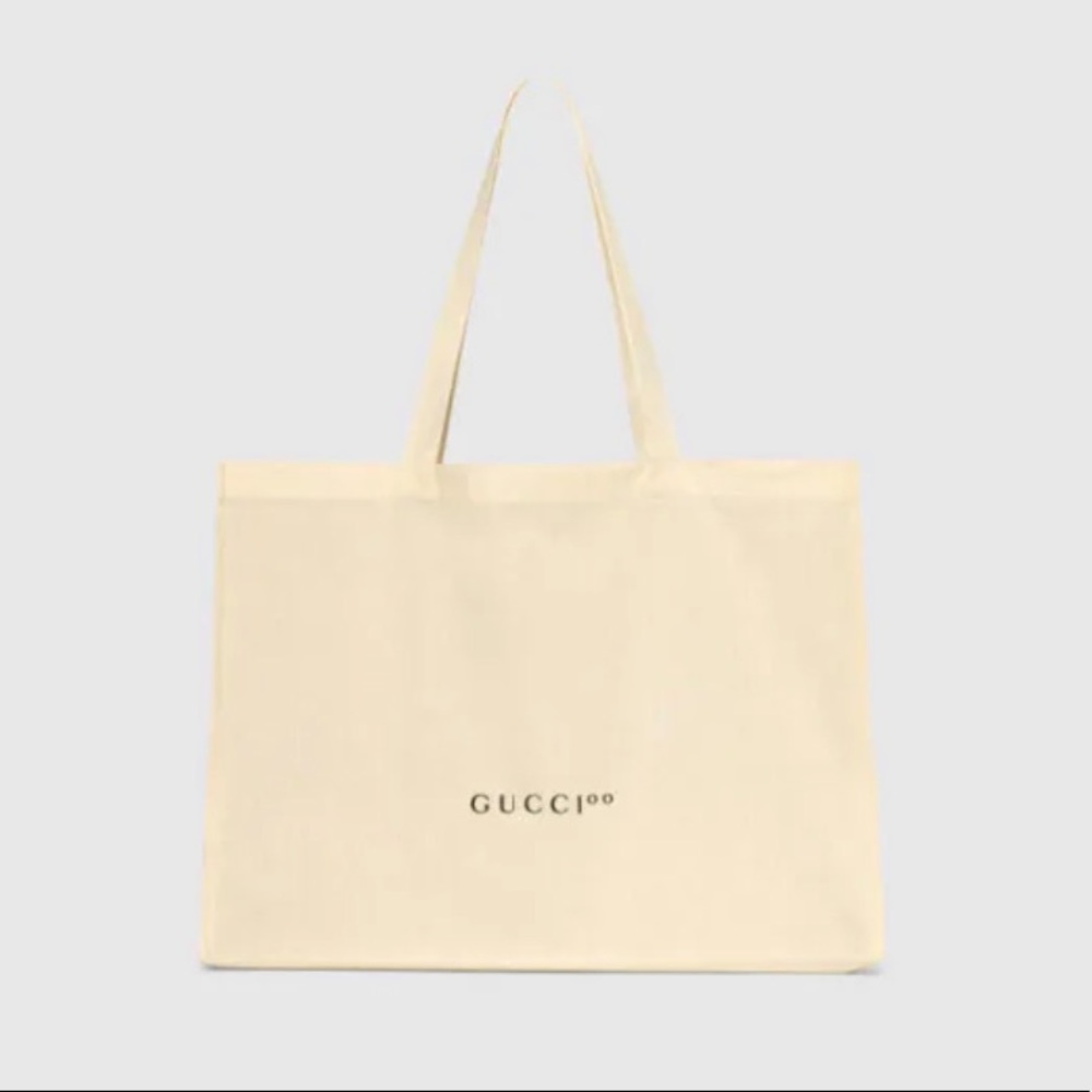 Gucci Large Canvas Tote Bag